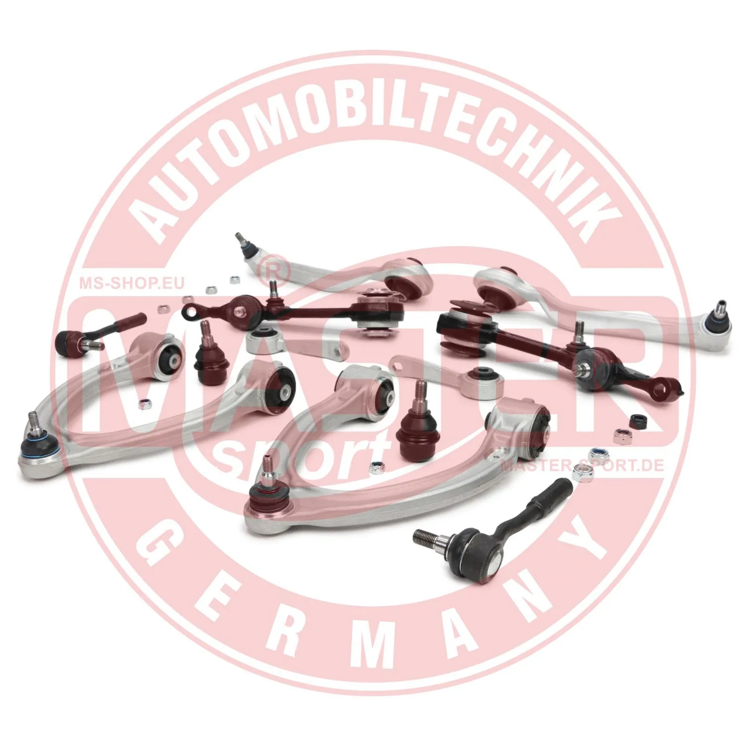 Control/Trailing Arm Kit, wheel suspension (37141/2-KIT-MS)