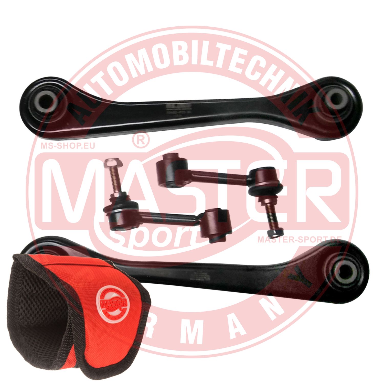 Control/Trailing Arm Kit, wheel suspension (36886-KIT-MSM)