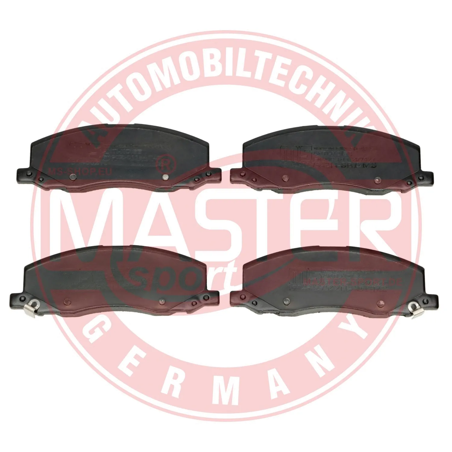 Brake Pad Set, disc brake (13046027542N-SET-MS)