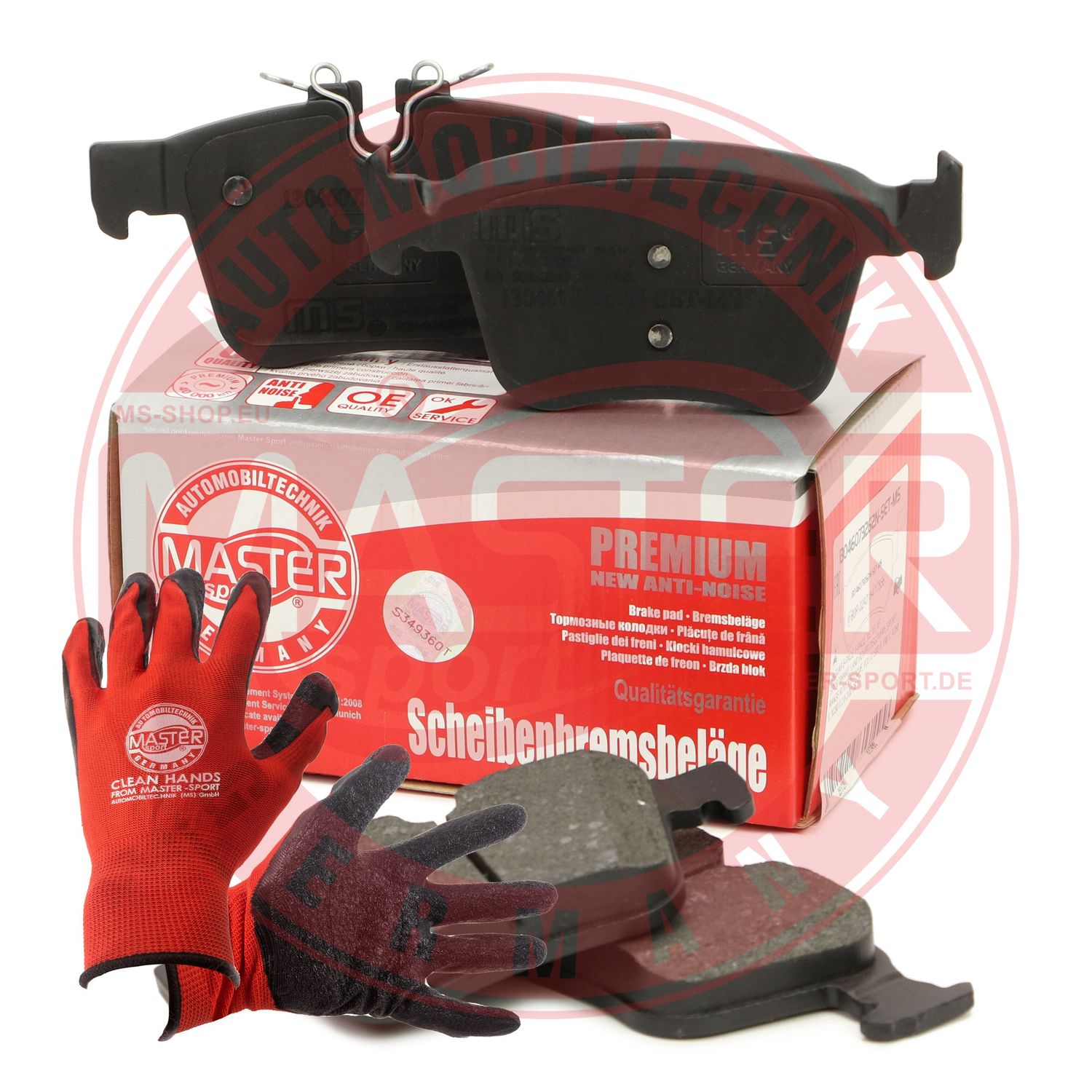 Brake Pad Set, disc brake (13046073262N-SET-MSP)