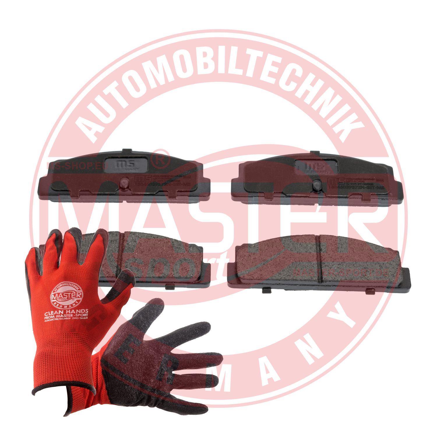 Brake Pad Set, disc brake (13046039372N-SET-MSP)