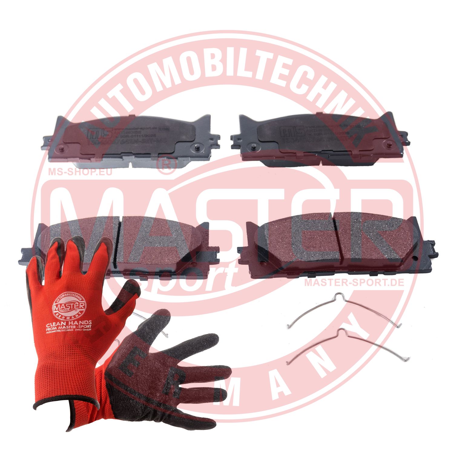 Brake Pad Set, disc brake (13046057642N-SET-MSP)