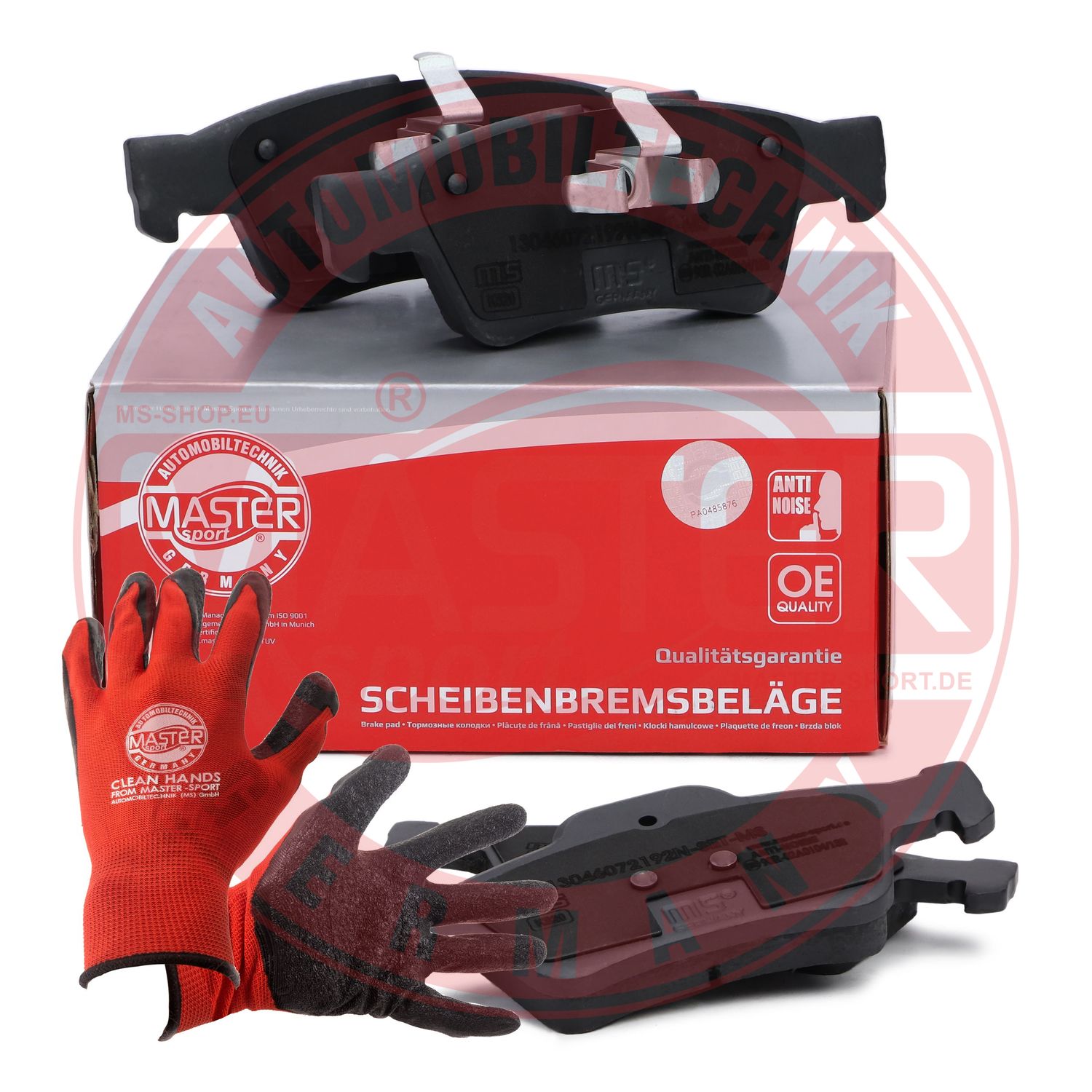 Brake Pad Set, disc brake (13046072192N-SET-MSP)