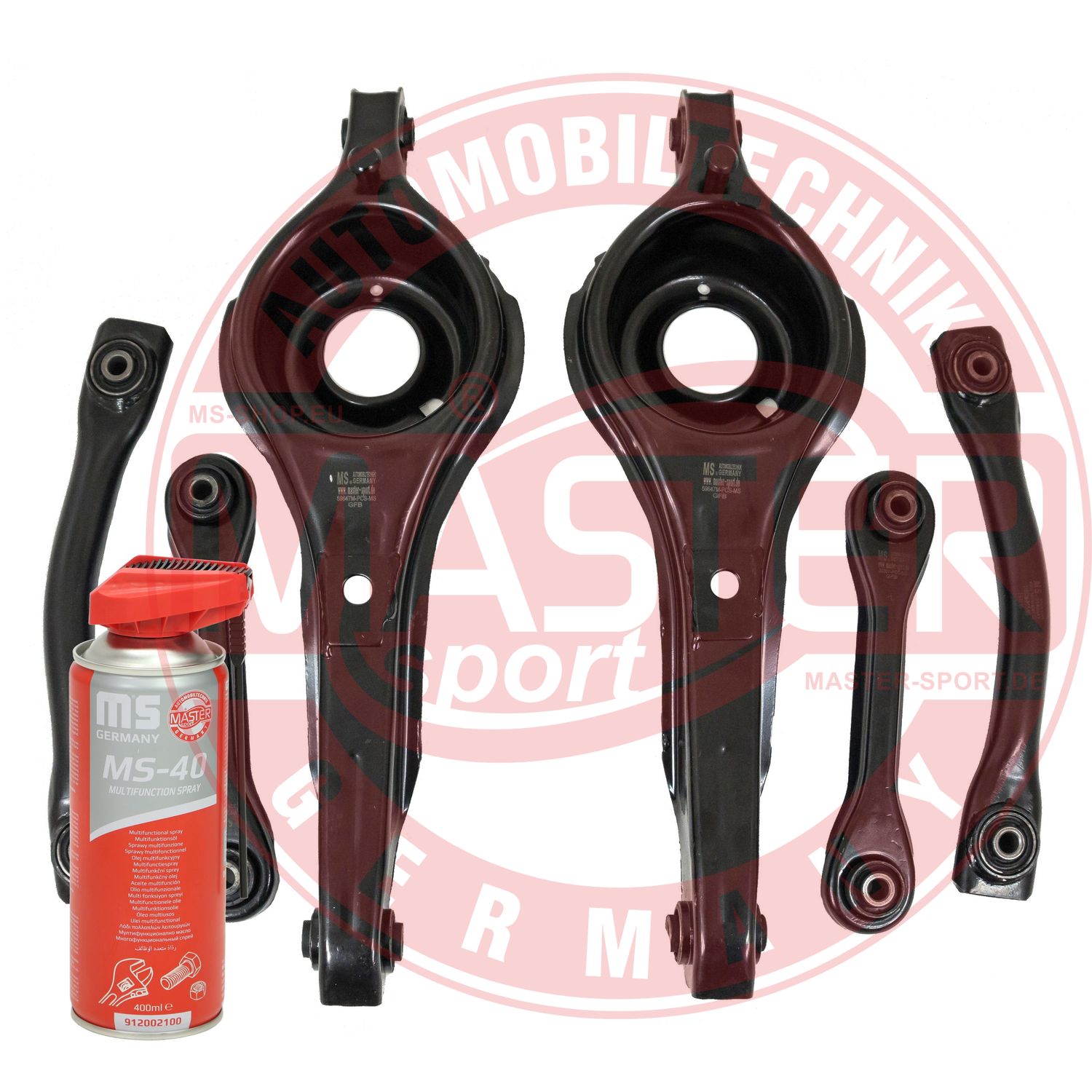 Control/Trailing Arm Kit, wheel suspension (36995-KIT-MSP)