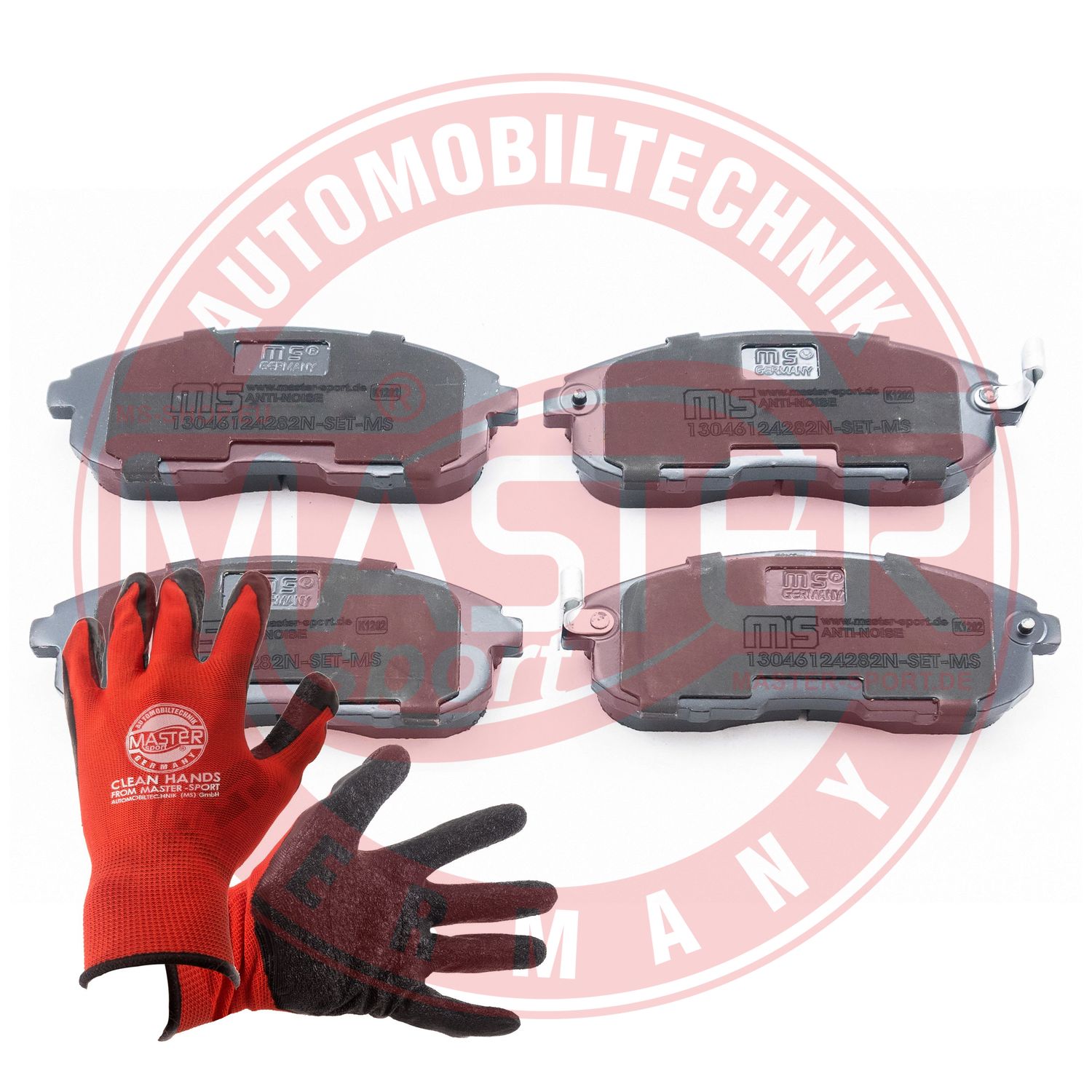 Brake Pad Set, disc brake (13046124282N-SET-MSP)