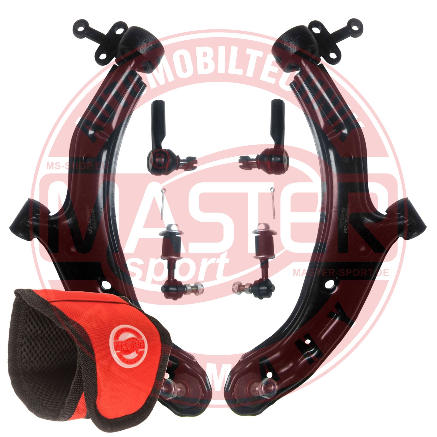 Control/Trailing Arm Kit, wheel suspension (36942-KIT-MSM)