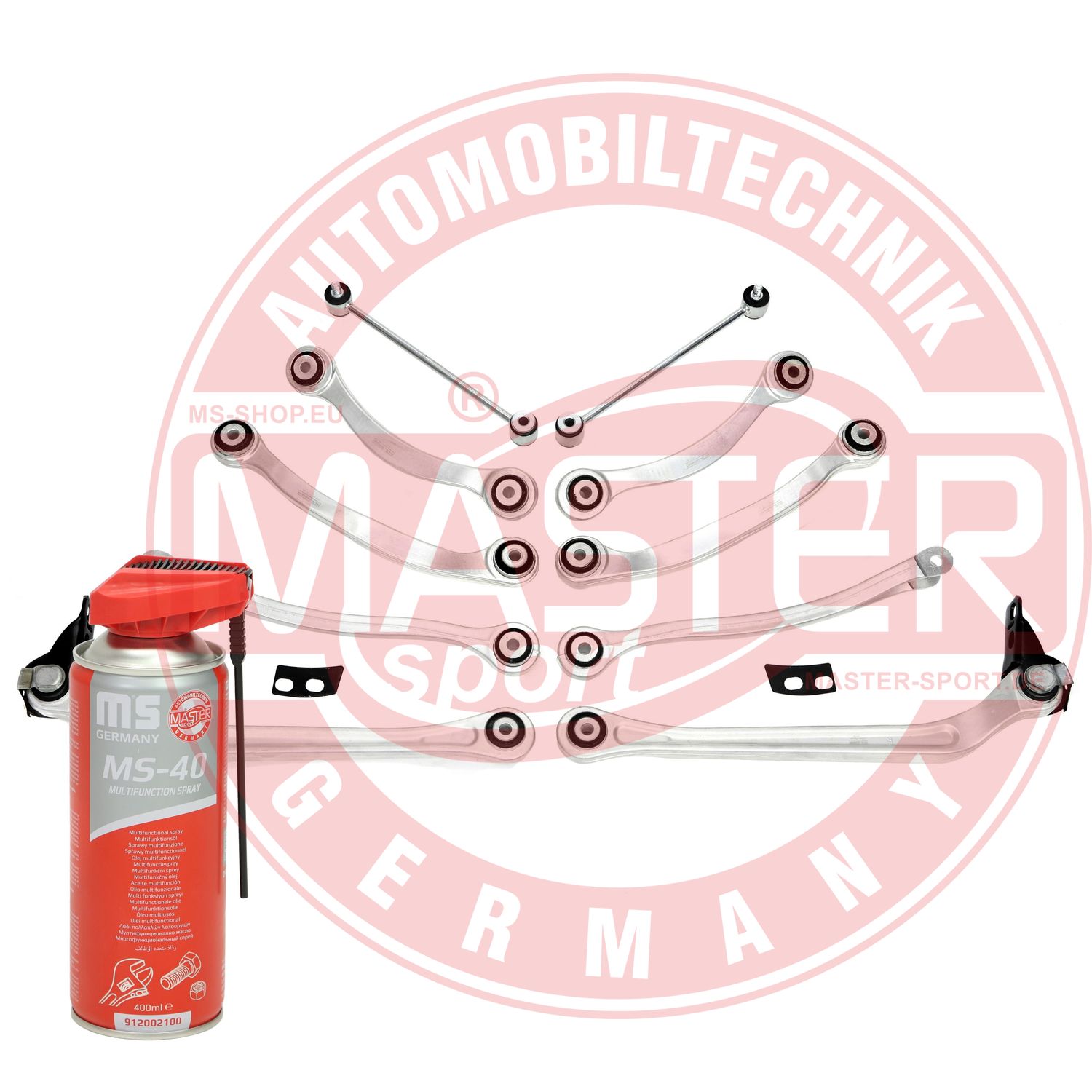 Control/Trailing Arm Kit, wheel suspension (36819/1-SET-MSP)