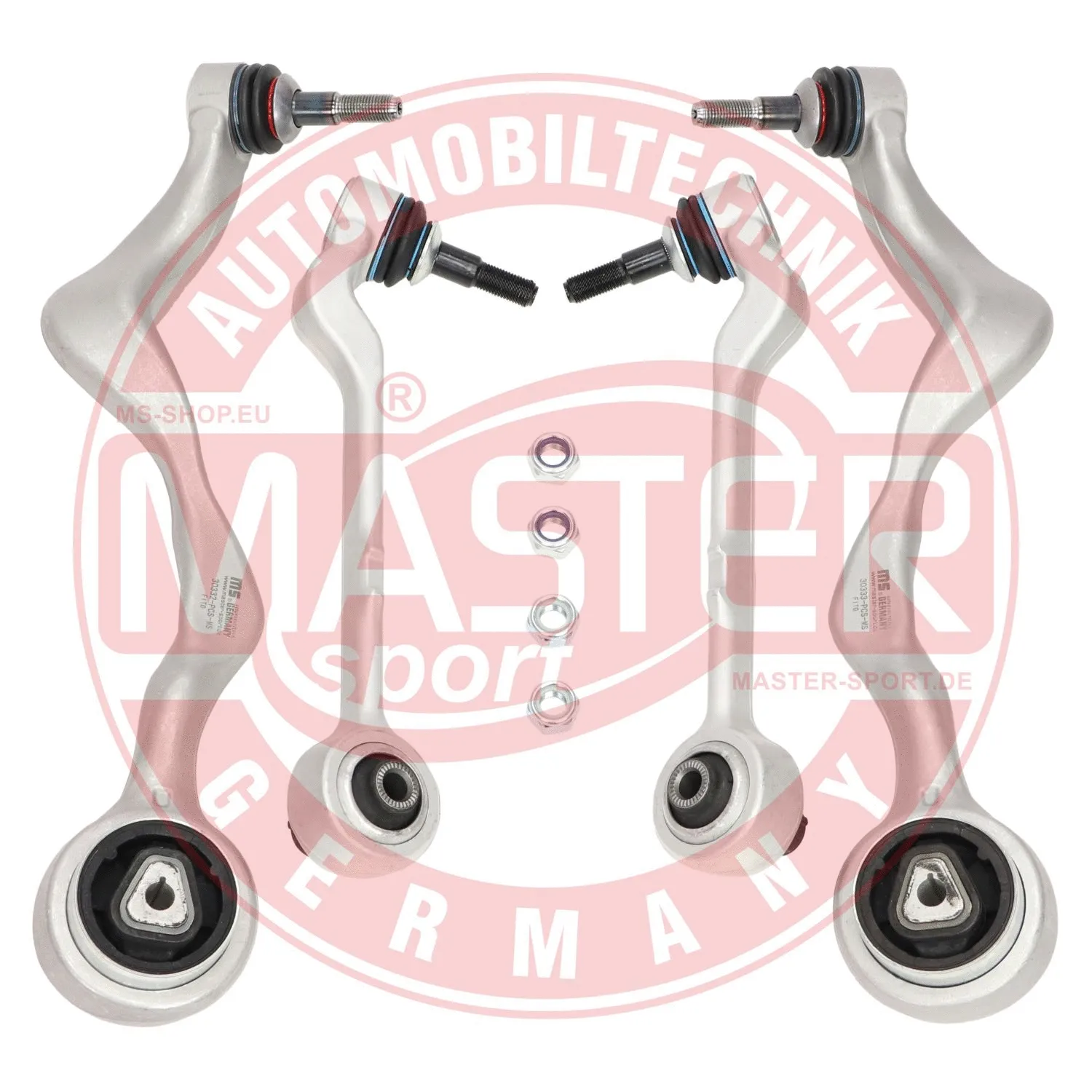 Control/Trailing Arm Kit, wheel suspension (36856/4-KIT-MS)