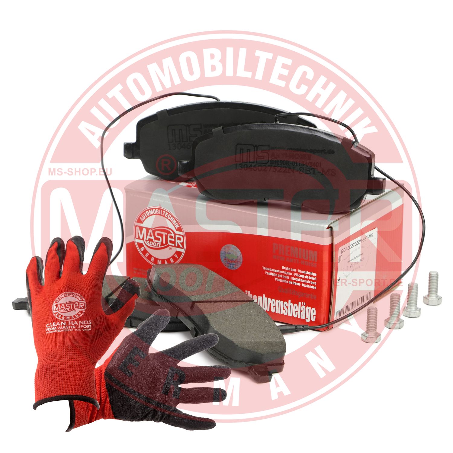 Brake Pad Set, disc brake (13046027522N-SET-MSP)