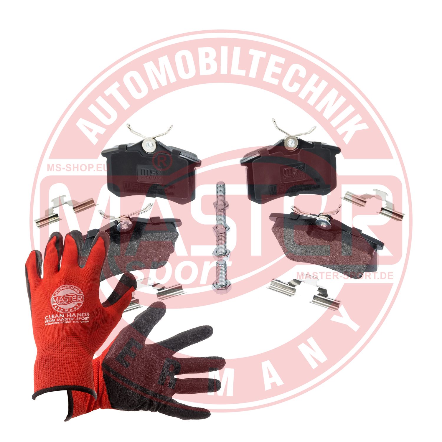 Brake Pad Set, disc brake (13046029372N-SET-MSP)