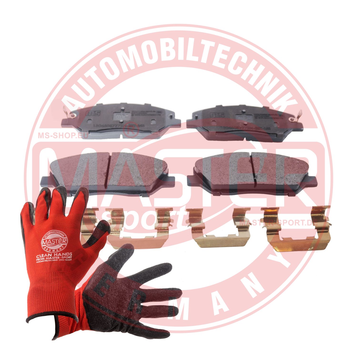 Brake Pad Set, disc brake (13046057772N-SET-MSP)