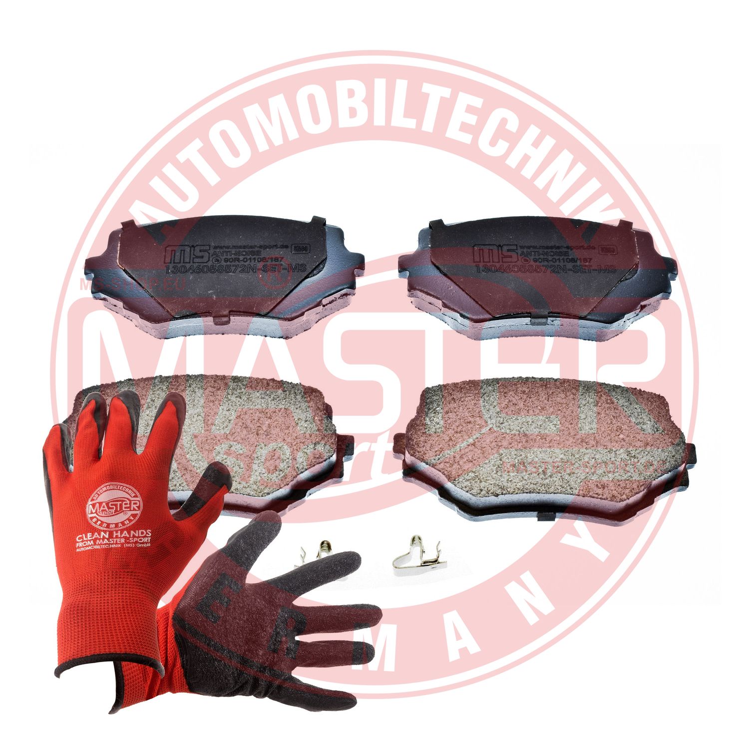 Brake Pad Set, disc brake (13046058572N-SET-MSP)