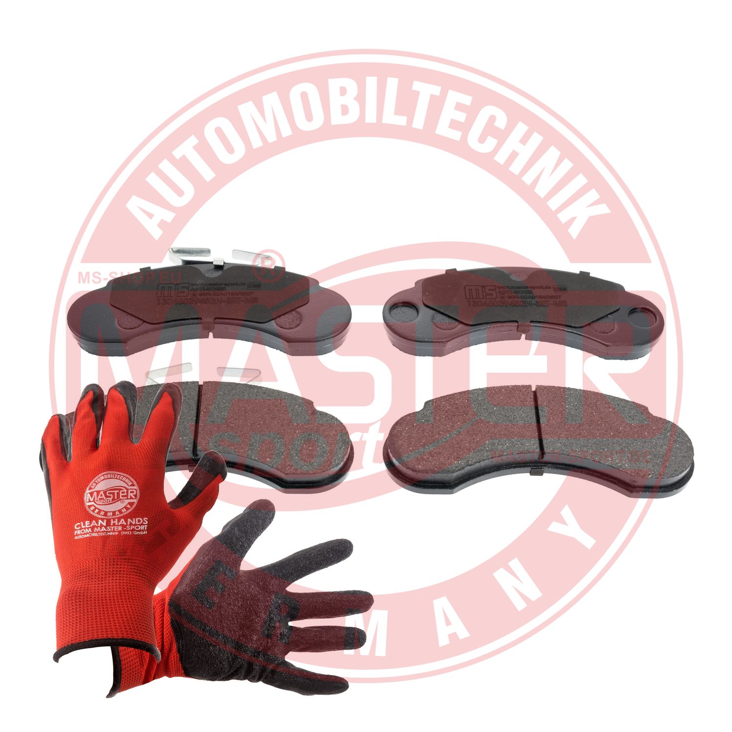 Brake Pad Set, disc brake (13046039452N-SET-MSP)