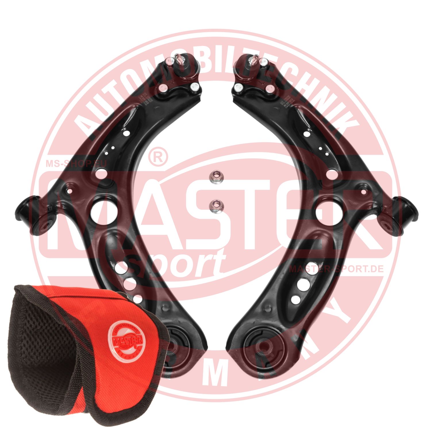 Control/Trailing Arm Kit, wheel suspension (37107/1-KIT-MSM)