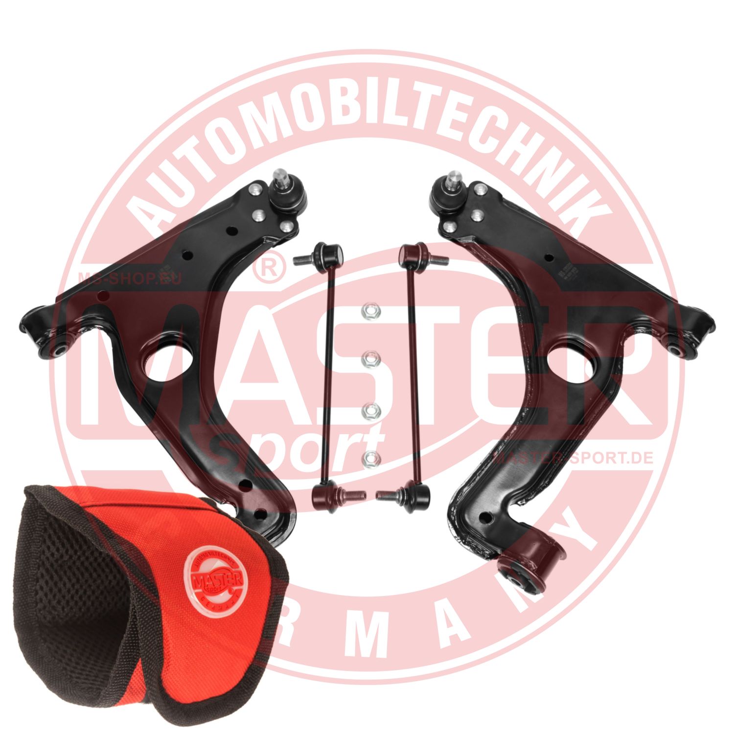 Control/Trailing Arm Kit, wheel suspension (36937/2-KIT-MSM)