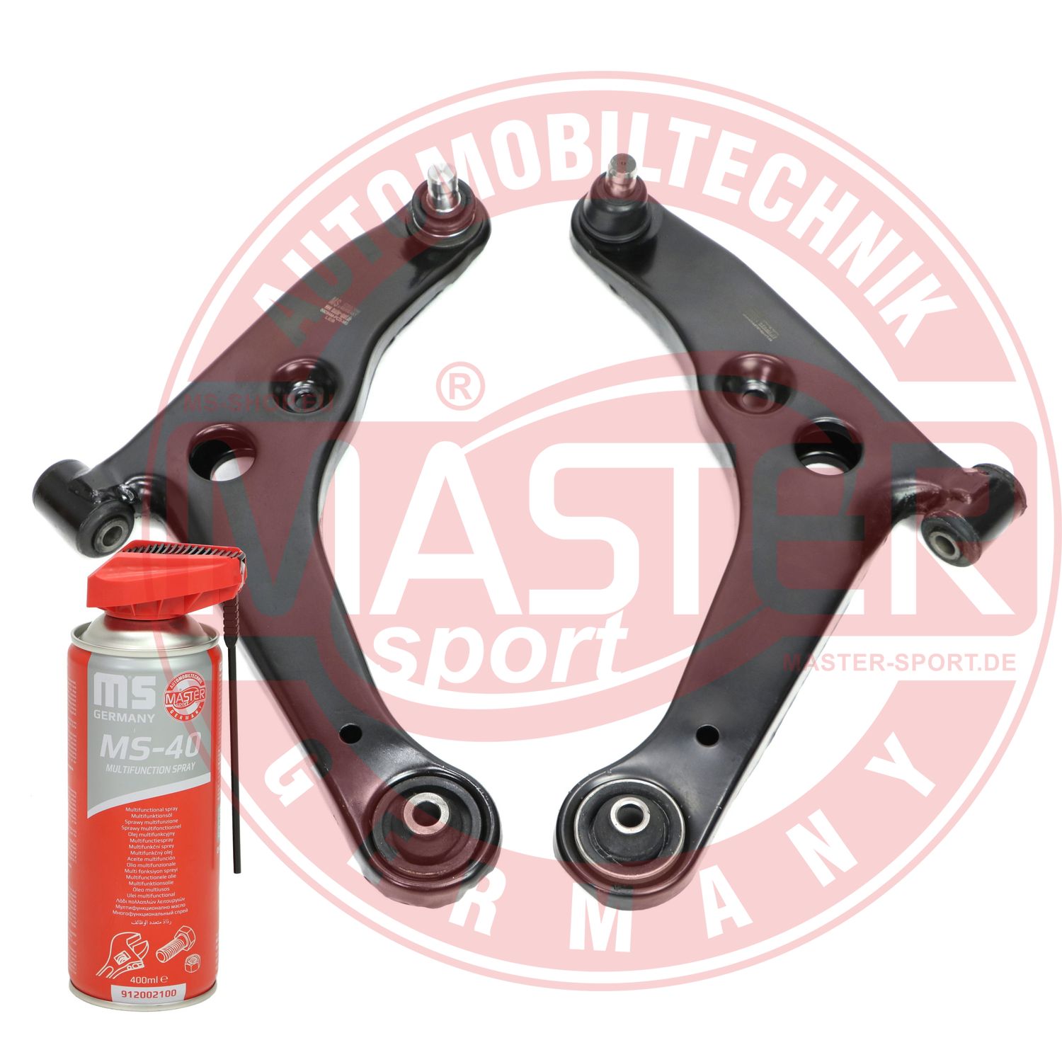 Control/Trailing Arm Kit, wheel suspension (36946/1-KIT-MSP)
