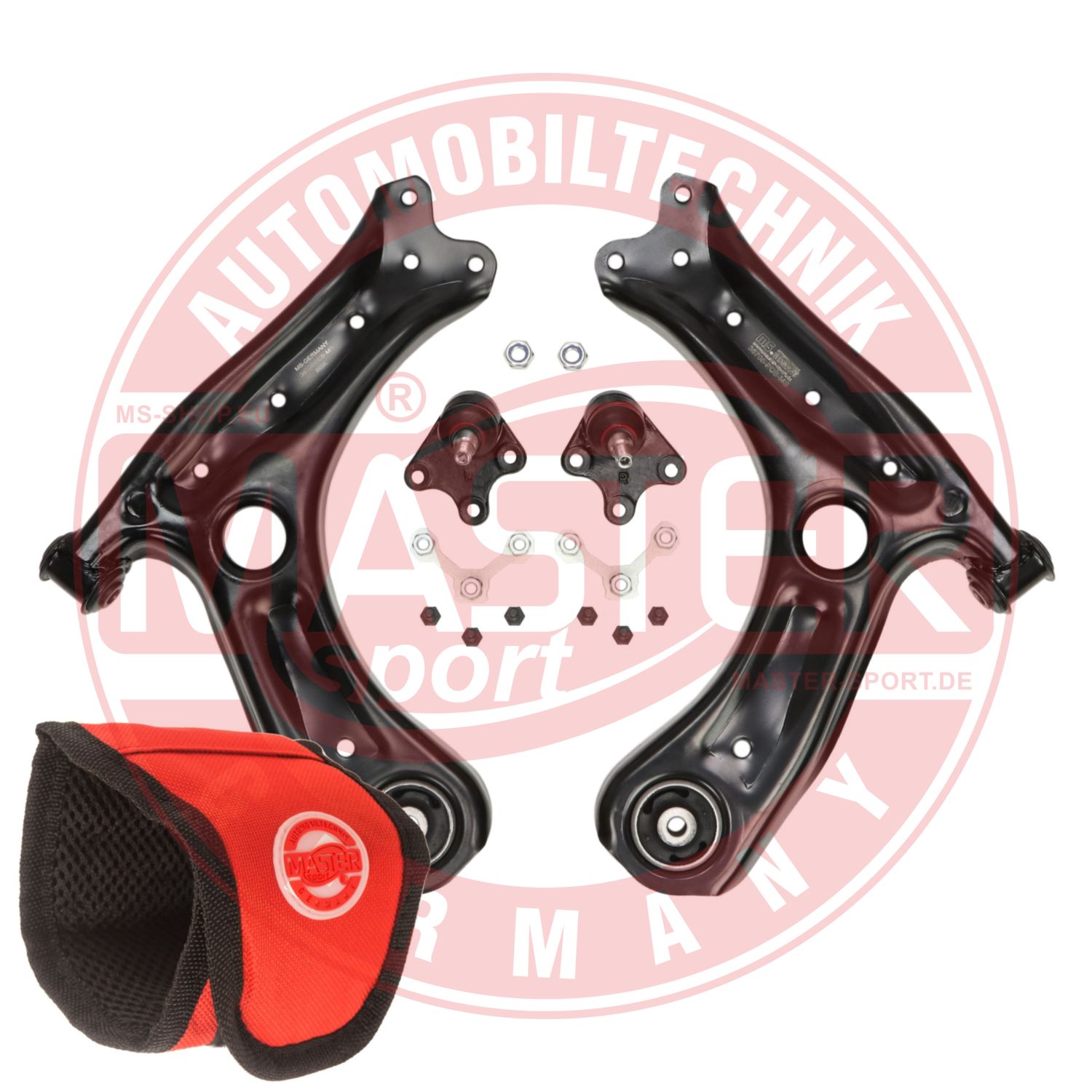 Control/Trailing Arm Kit, wheel suspension (37166-KIT-MSM)