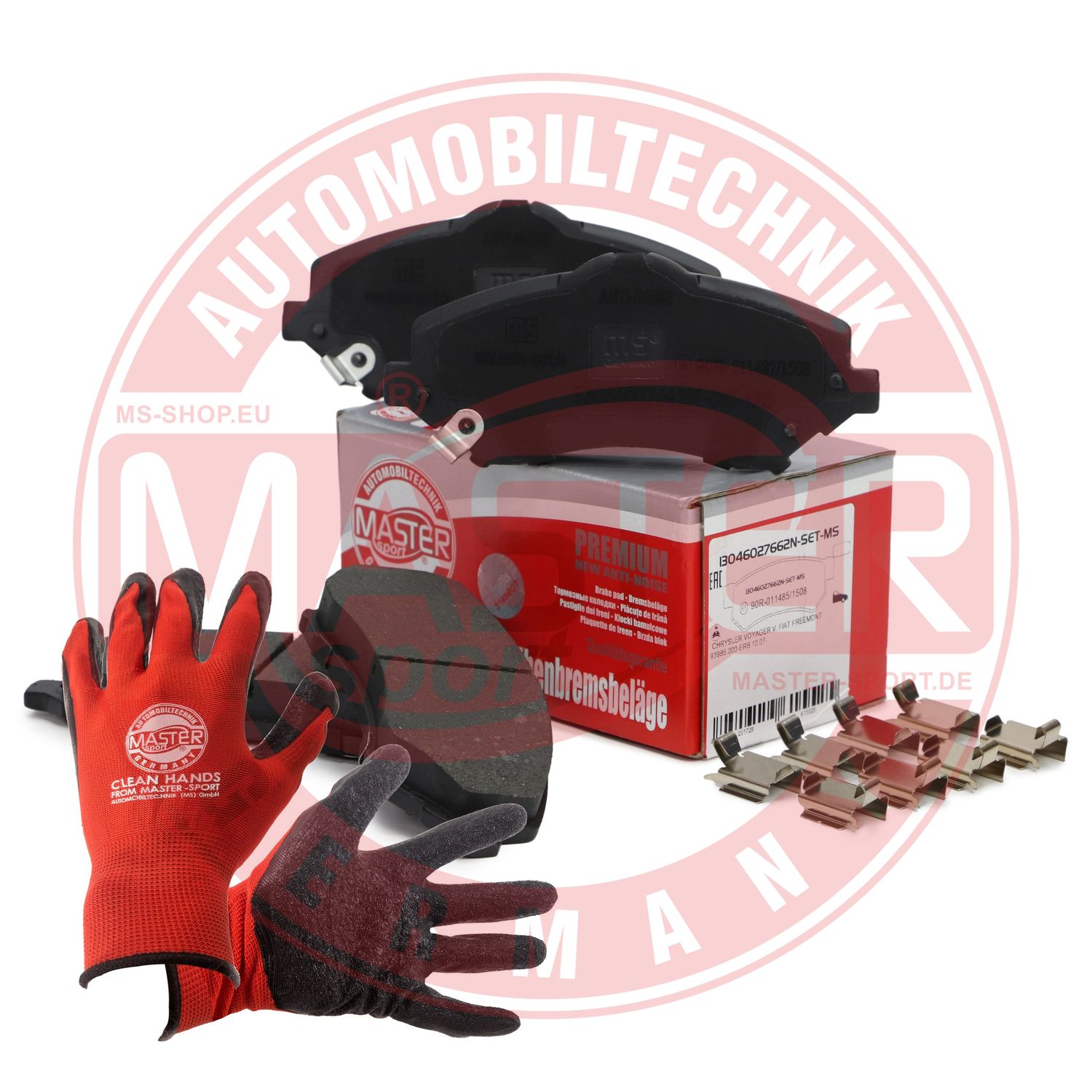 Brake Pad Set, disc brake (13046027662N-SET-MSP)