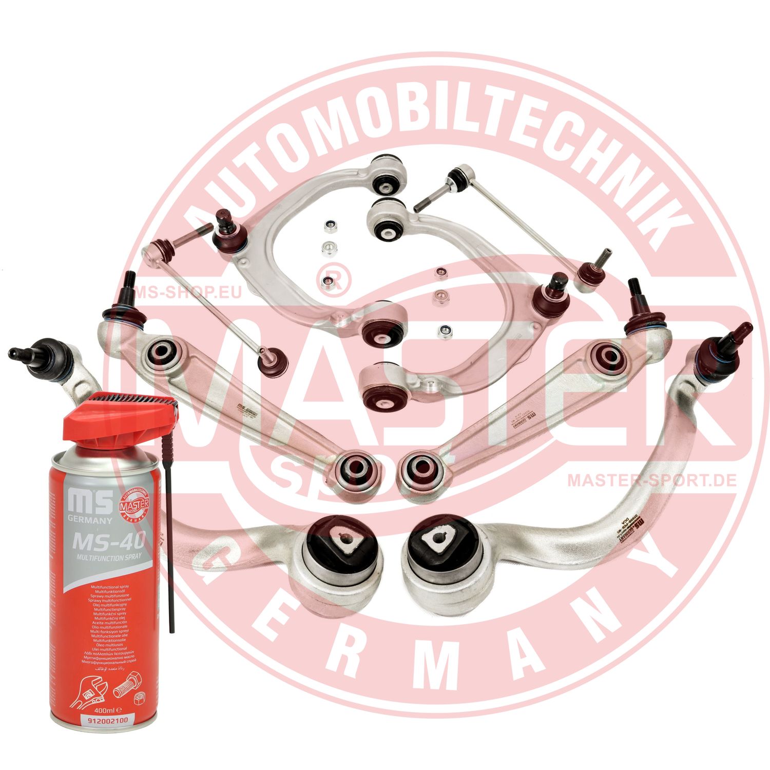 Control/Trailing Arm Kit, wheel suspension (37010-KIT-MSP)