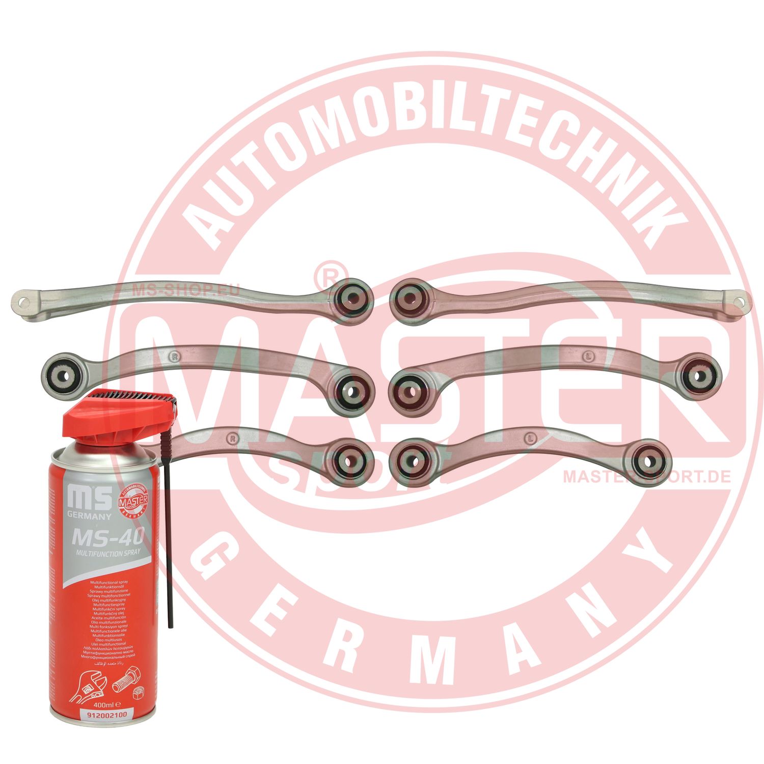 Control/Trailing Arm Kit, wheel suspension (36819-SET-MSP)