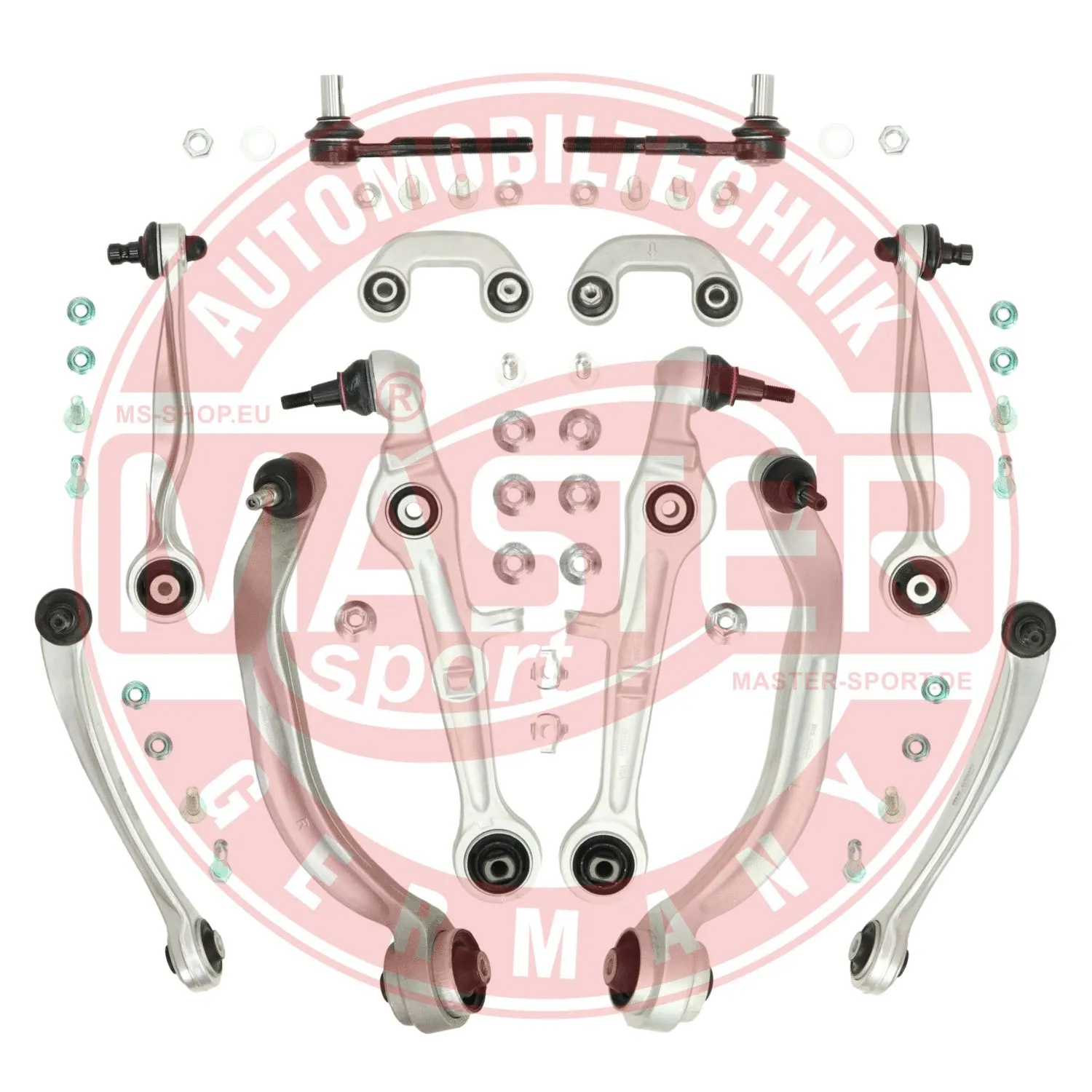 Control/Trailing Arm Kit, wheel suspension (37146/2-KIT-MS)