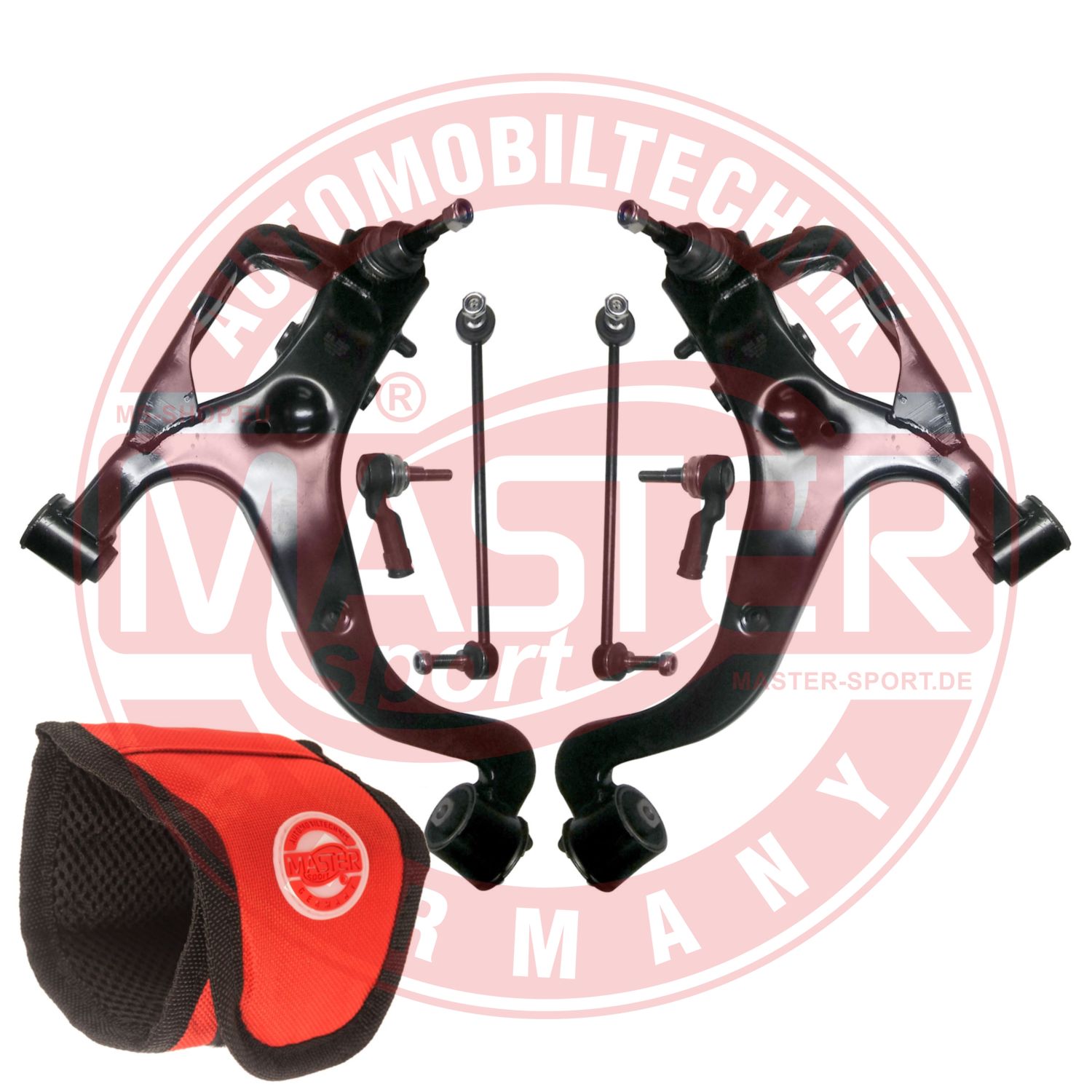 Control/Trailing Arm Kit, wheel suspension (36951/1-KIT-MSM)