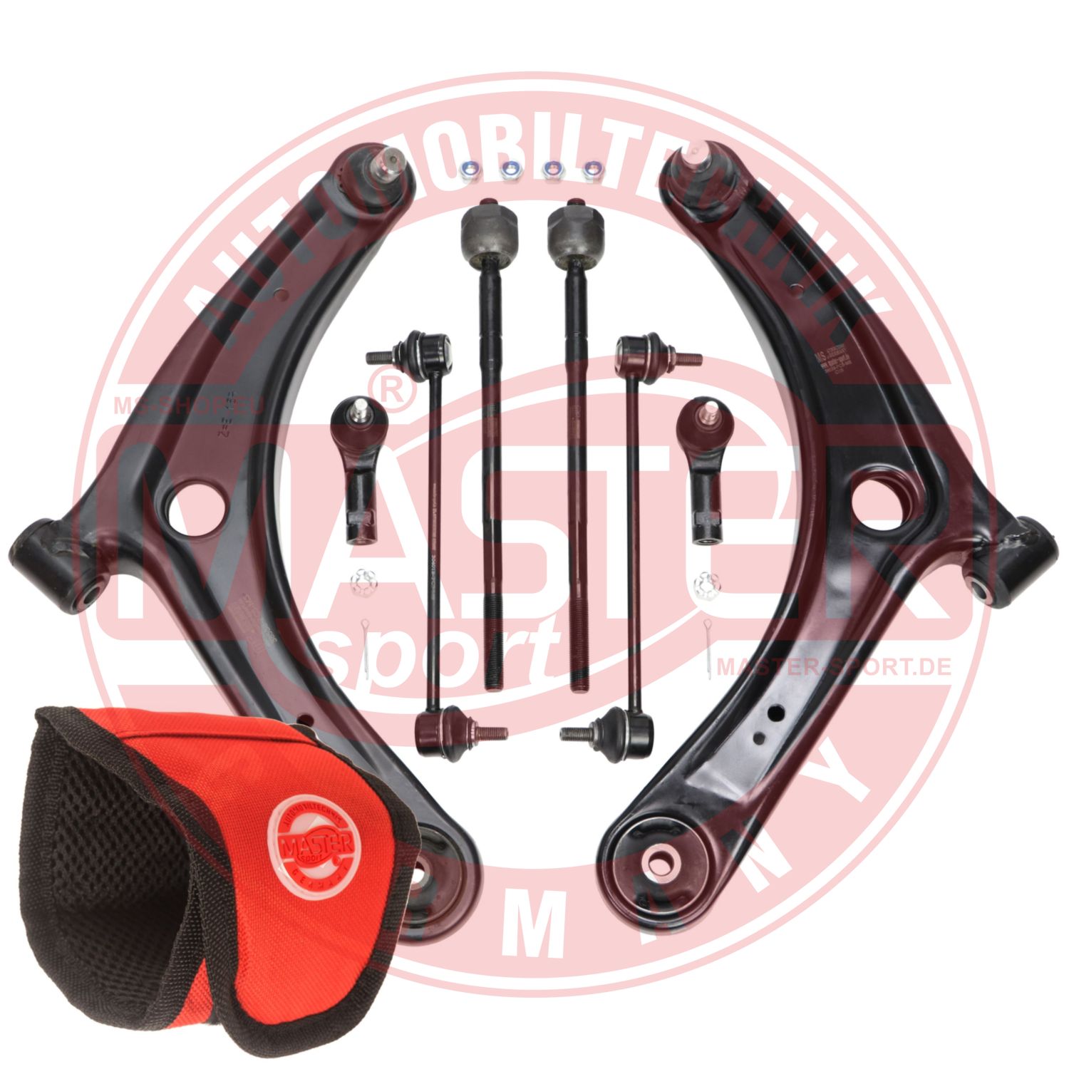 Control/Trailing Arm Kit, wheel suspension (36944-KIT-MSM)