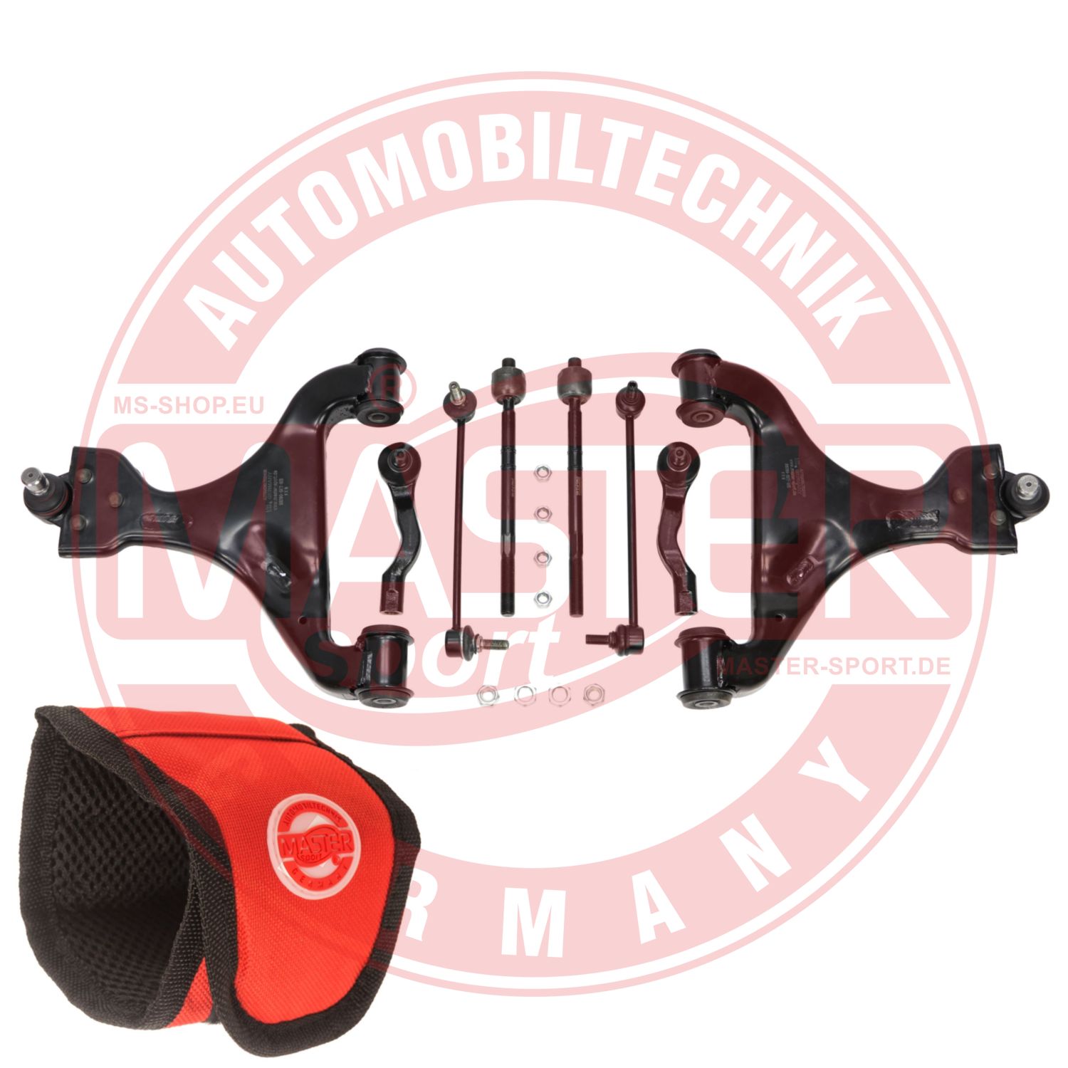 Control/Trailing Arm Kit, wheel suspension (37040/1-KIT-MSM)