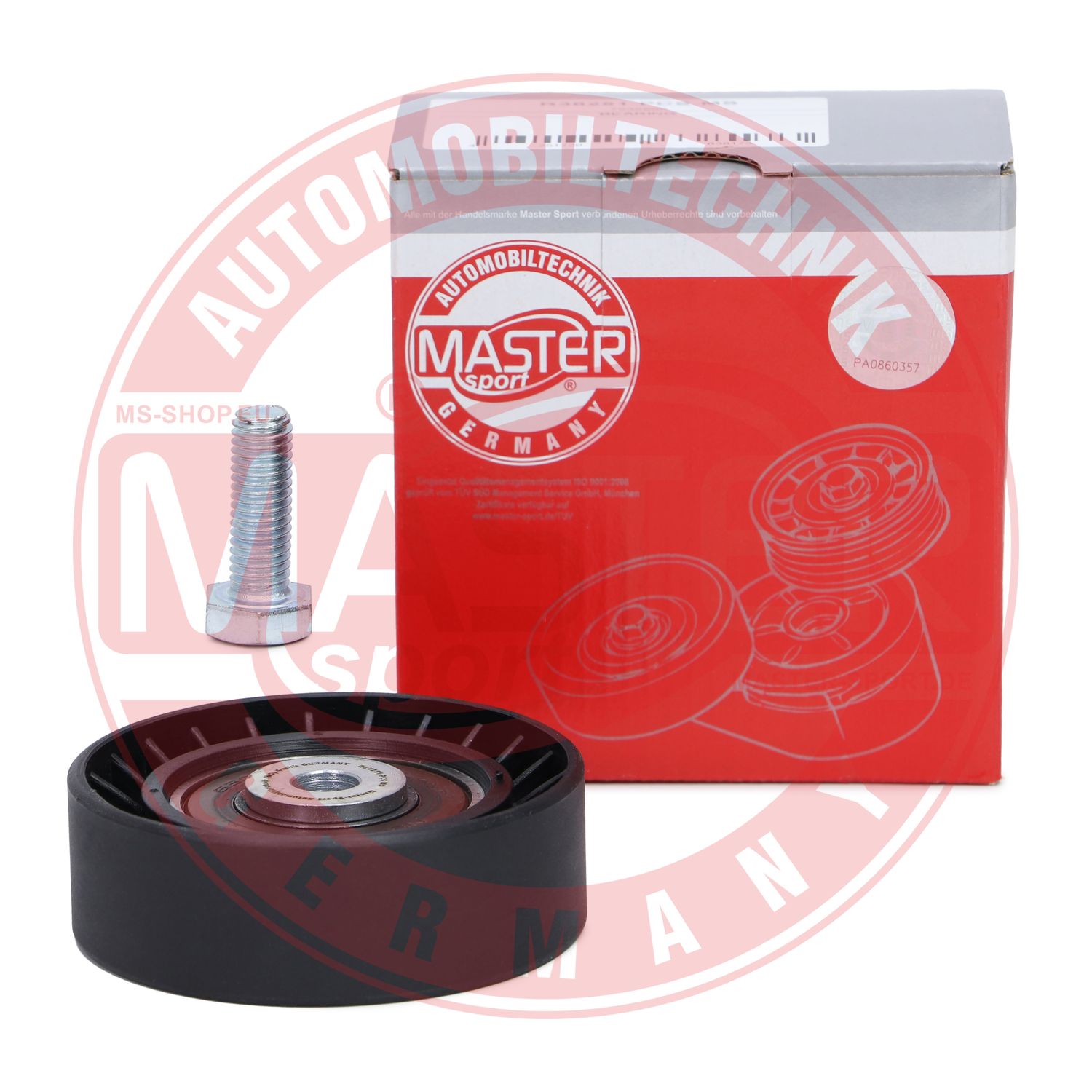 Deflection/Guide Pulley, V-ribbed belt