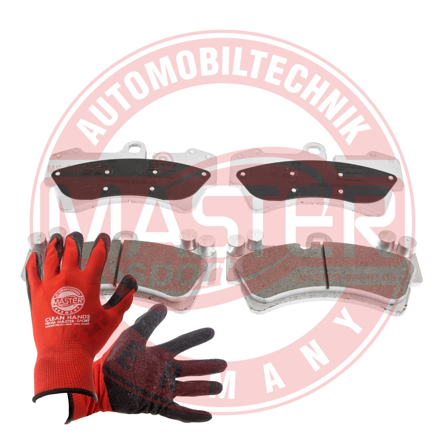 Brake Pad Set, disc brake (13046049932K-SET-MSP)