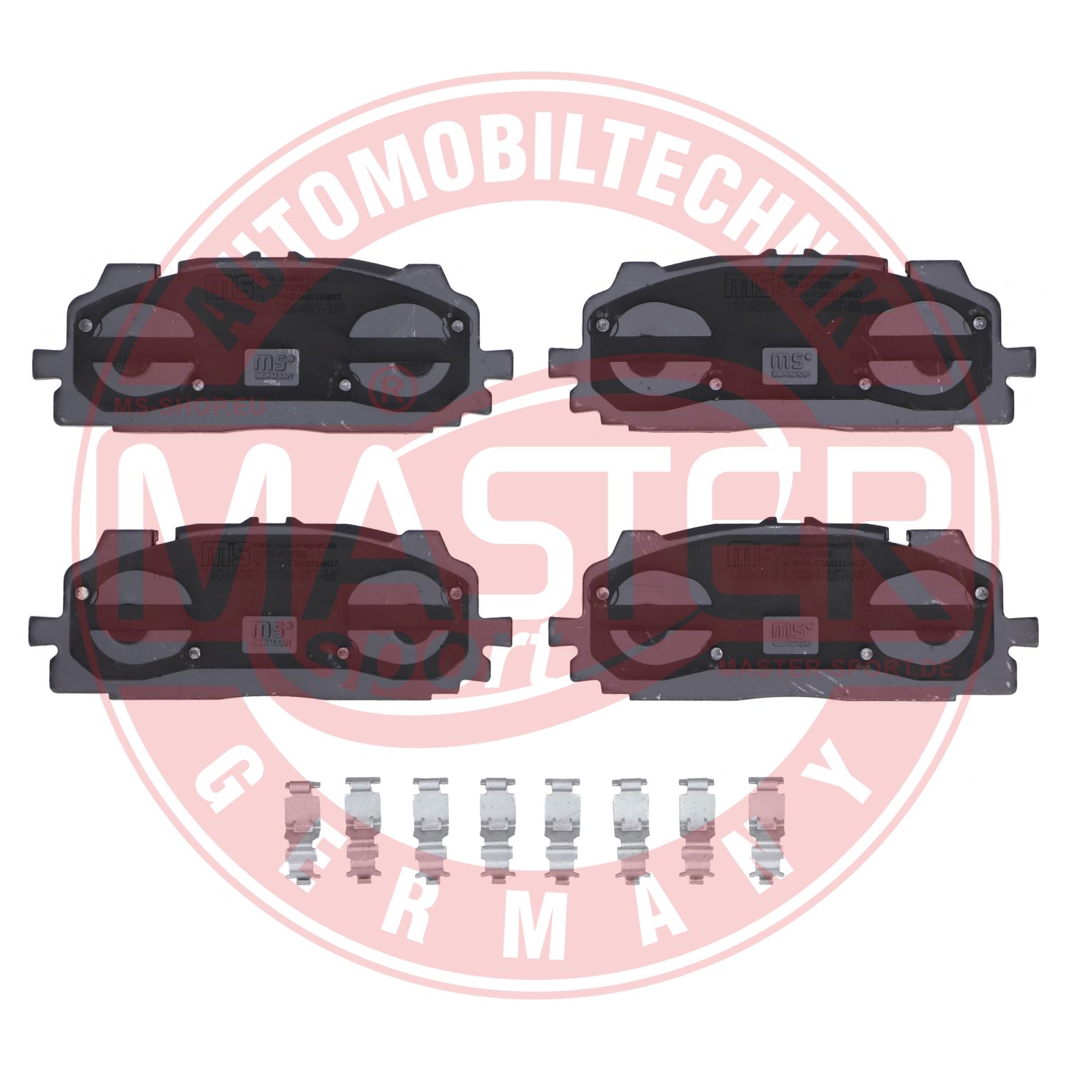 Brake Pad Set, disc brake (13046056782N-SET-MS)