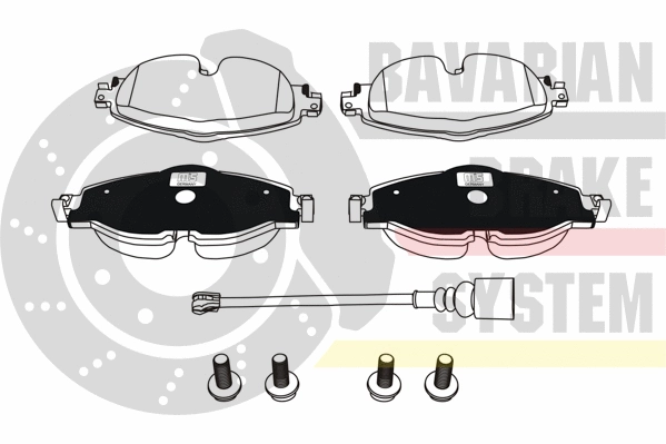 Brake Pad Set, disc brake (K6027852)