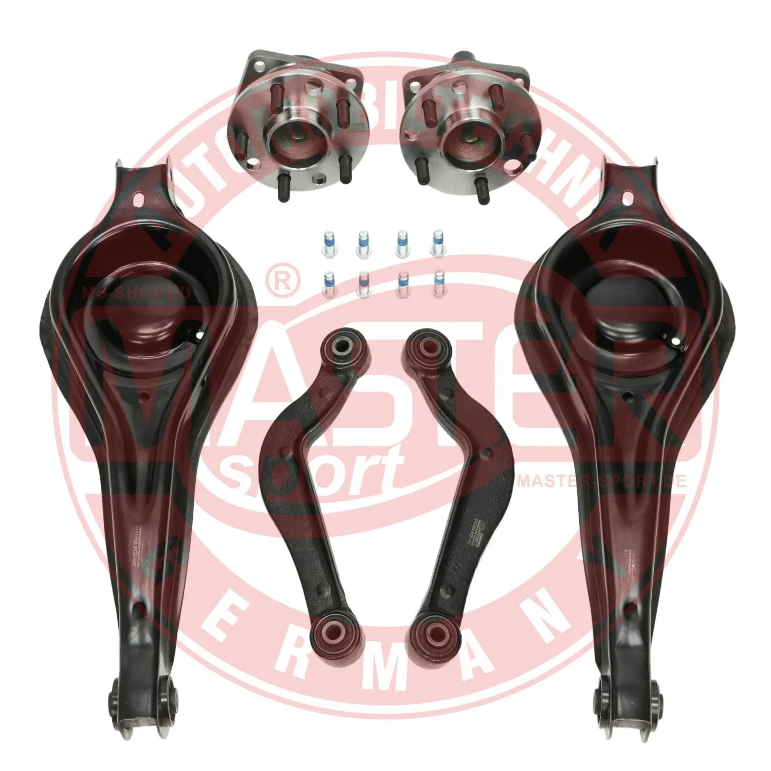Control/Trailing Arm Kit, wheel suspension (37062/1-KIT-MS)