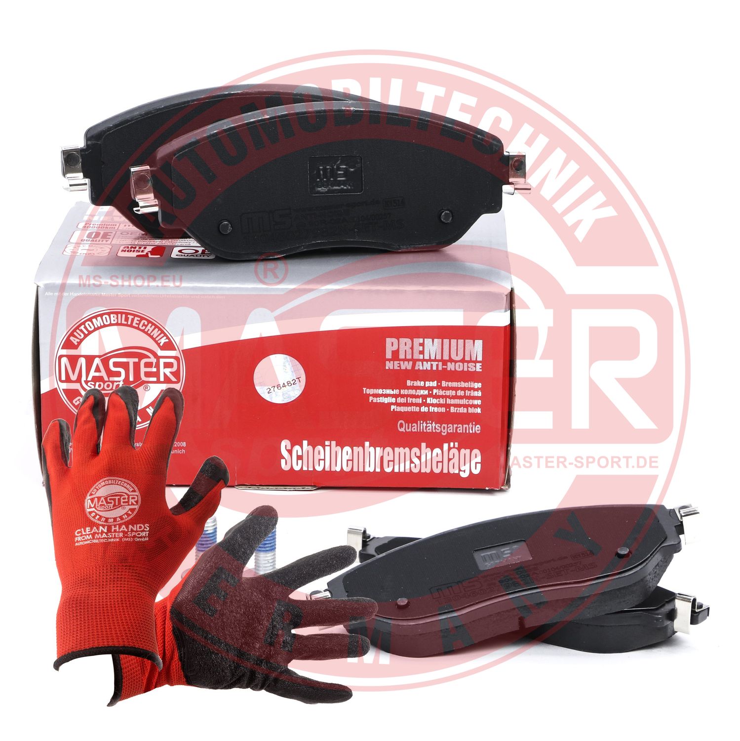Brake Pad Set, disc brake (13046027982N-SET-MSP)