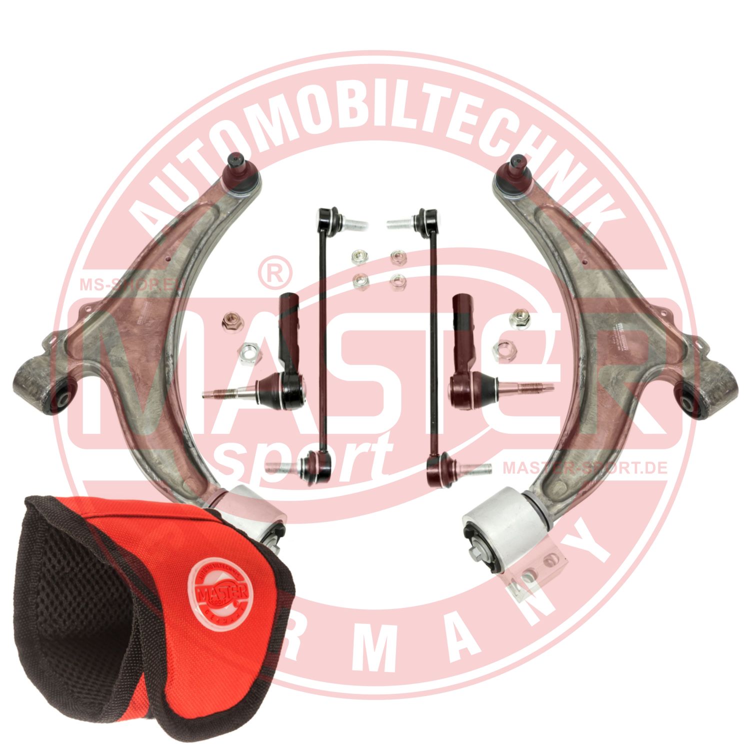 Control/Trailing Arm Kit, wheel suspension (36933/1-KIT-MSM)