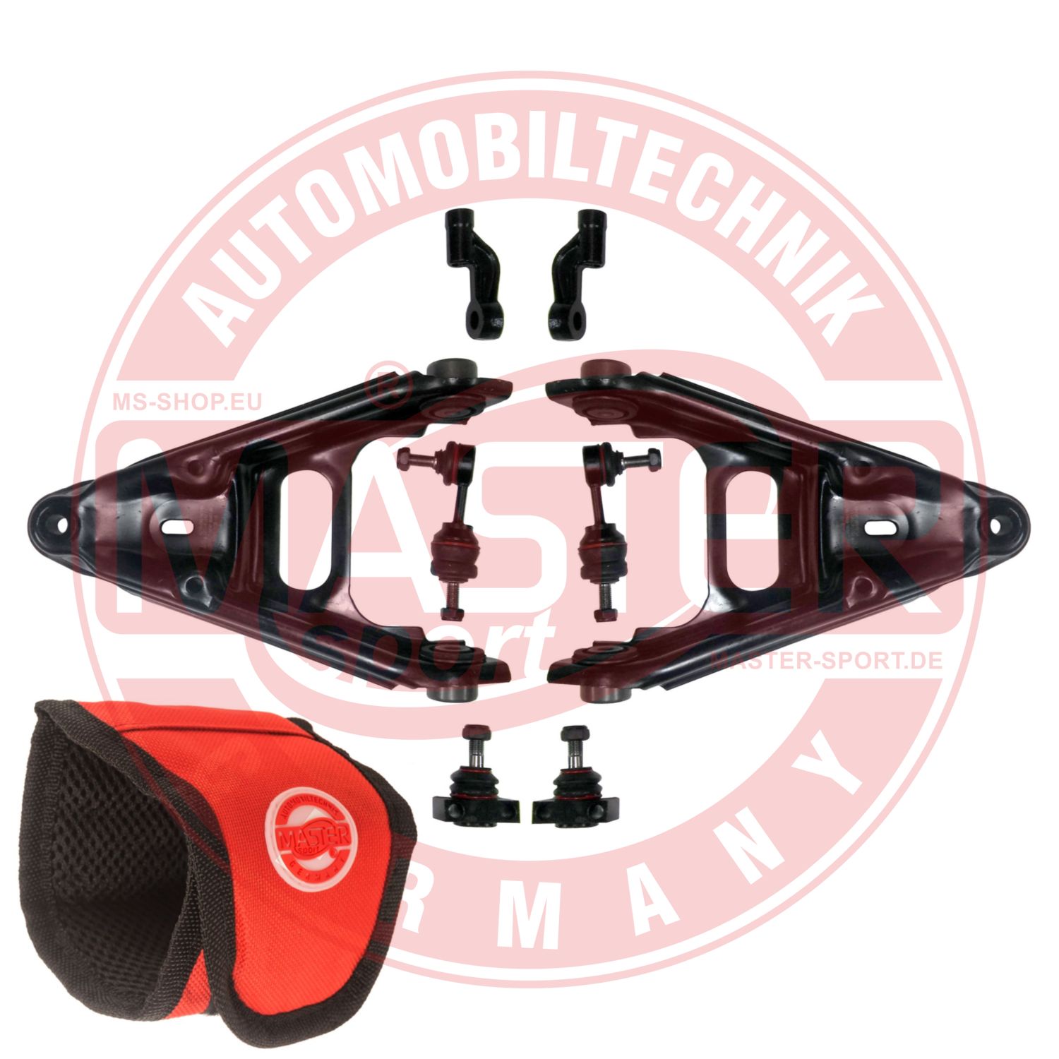 Control/Trailing Arm Kit, wheel suspension (36910-KIT-MSM)