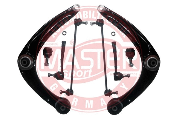 Control/Trailing Arm Kit, wheel suspension (36928-KIT-MS)