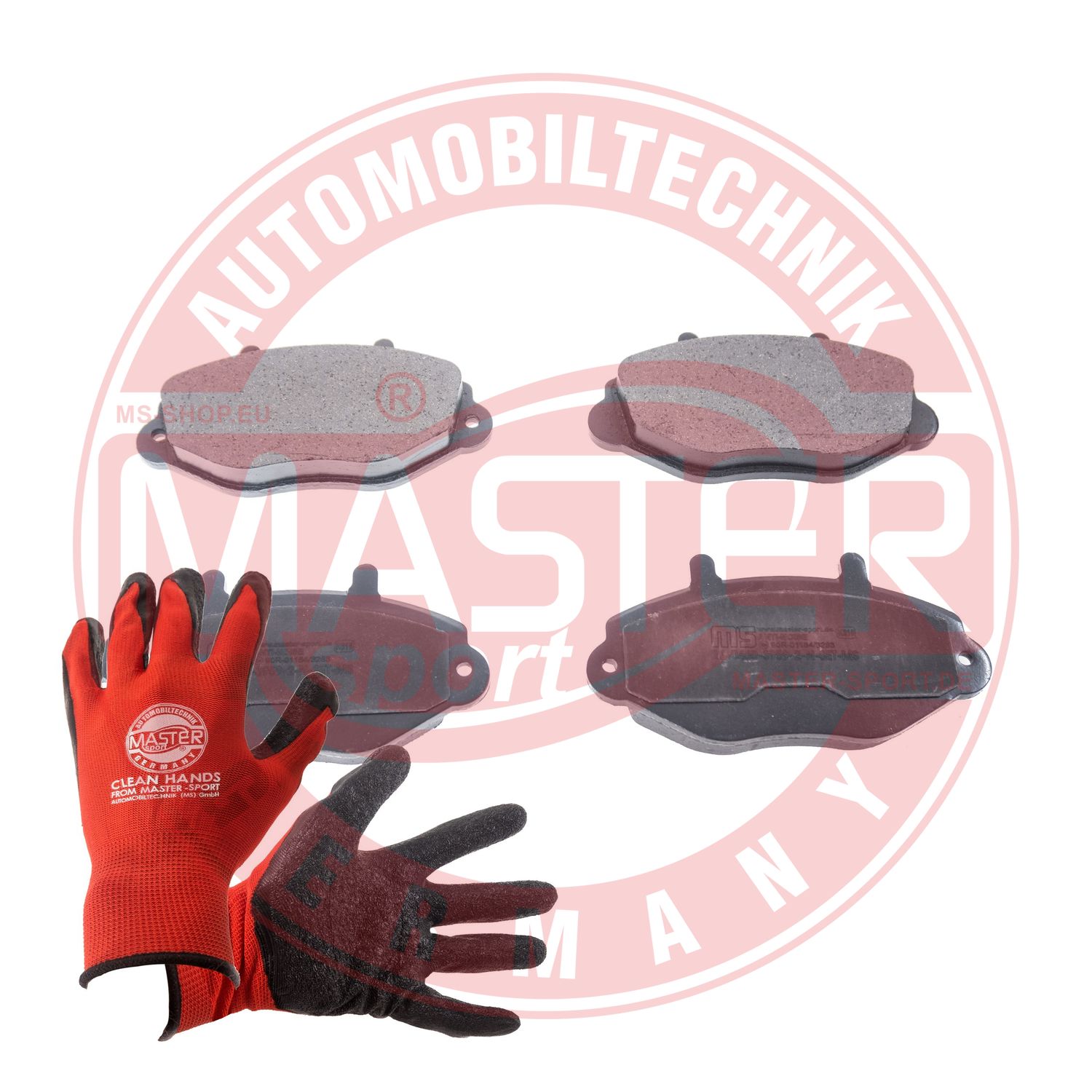 Brake Pad Set, disc brake (13046039592N-SET-MSP)