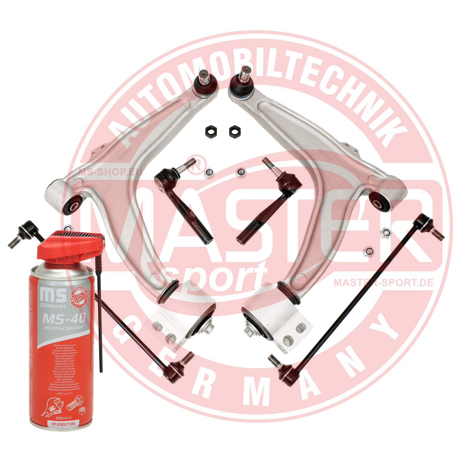 Control/Trailing Arm Kit, wheel suspension (36997-KIT-MSP)