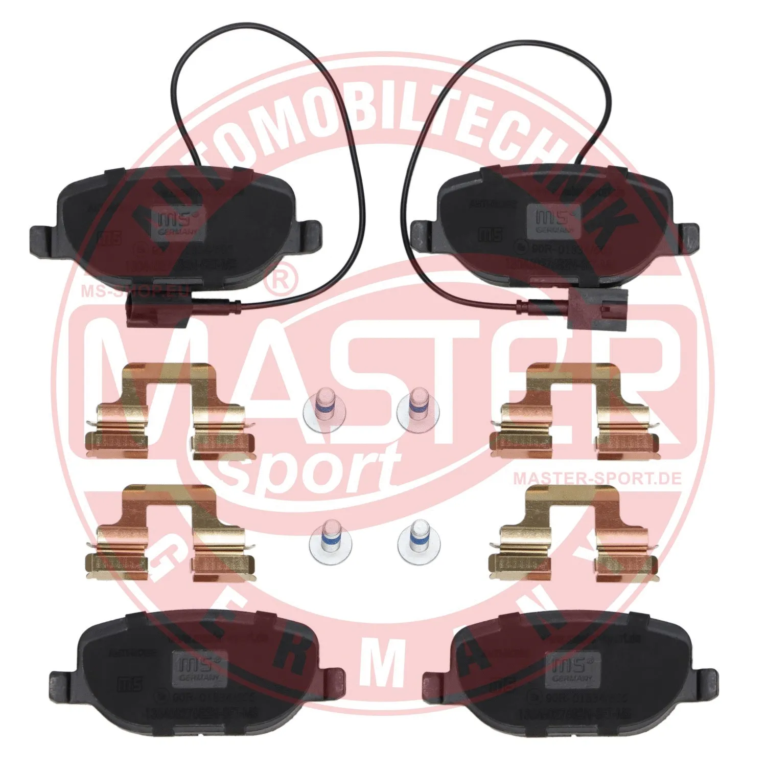 Brake Pad Set, disc brake (13046027682N-SET-MS)
