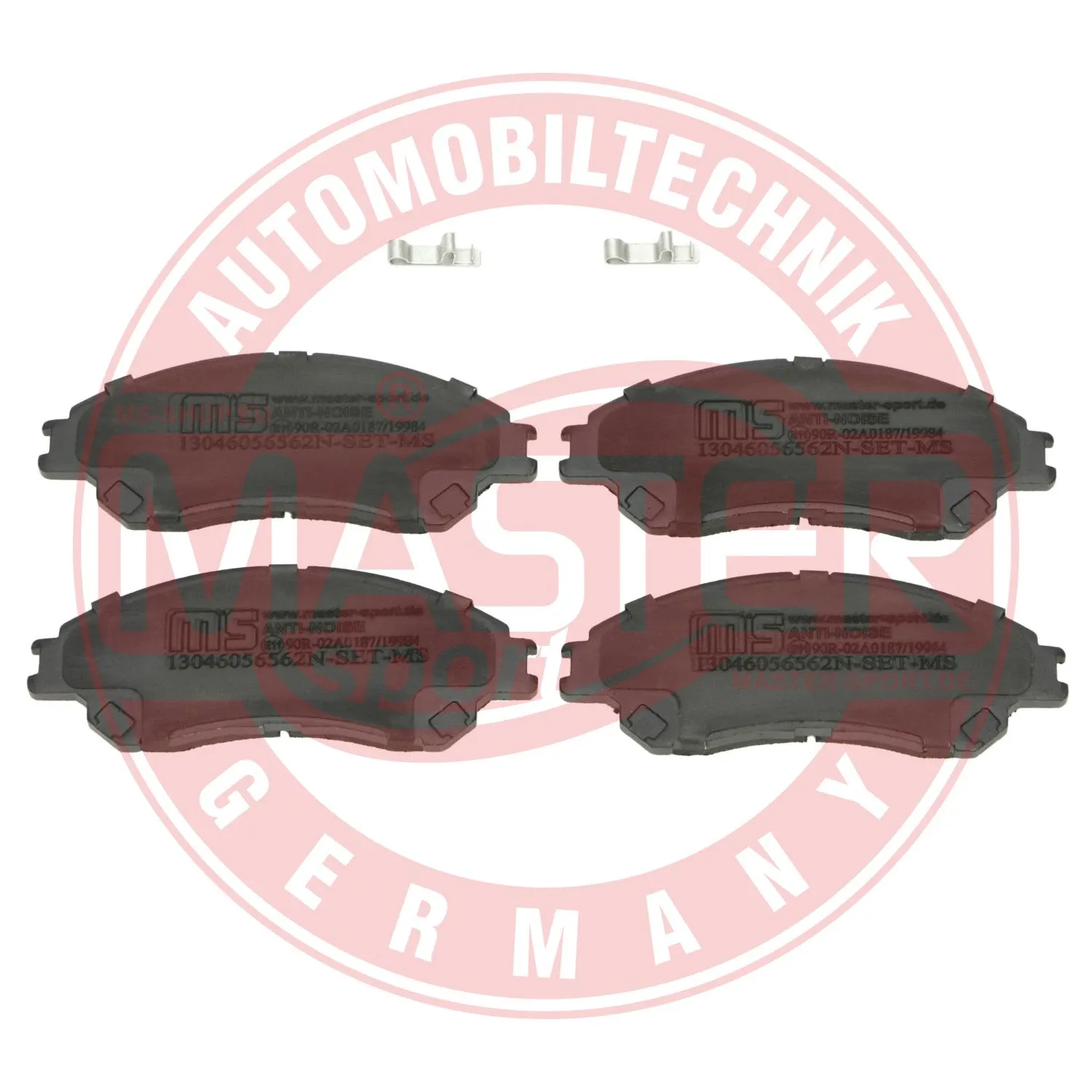 Brake Pad Set, disc brake (13046056562N-SET-MS)