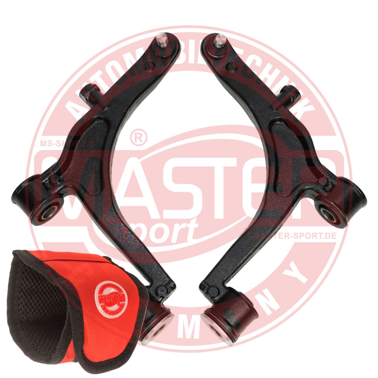 Control/Trailing Arm Kit, wheel suspension (36912/1-KIT-MSM)