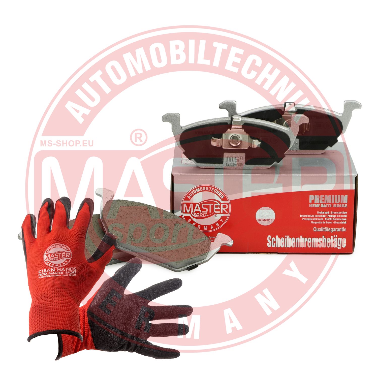 Brake Pad Set, disc brake (13046071112K-SET-MSP)