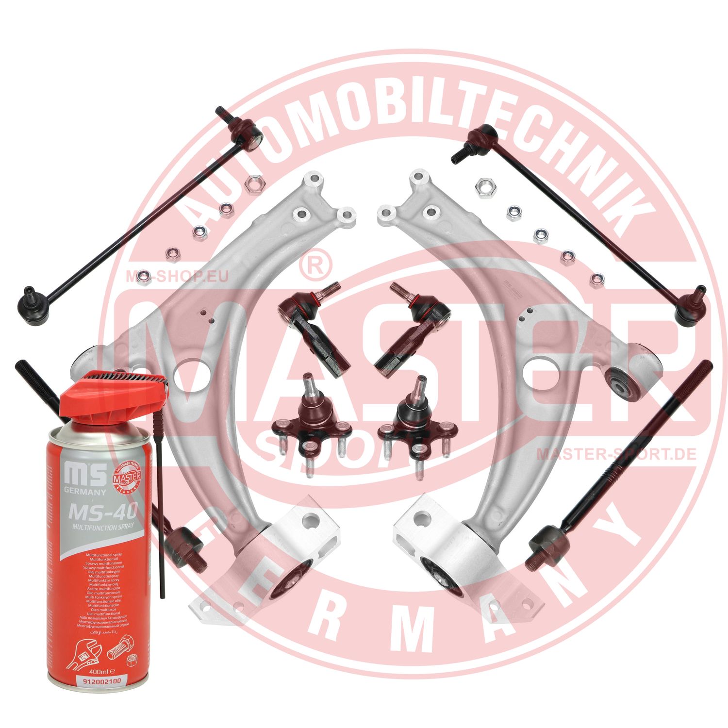 Control/Trailing Arm Kit, wheel suspension (36863/1-KIT-MSP)
