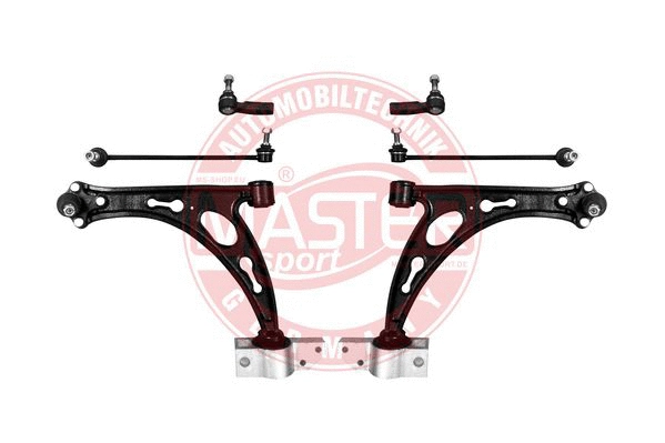 Control/Trailing Arm Kit, wheel suspension (36834-SET-MS)
