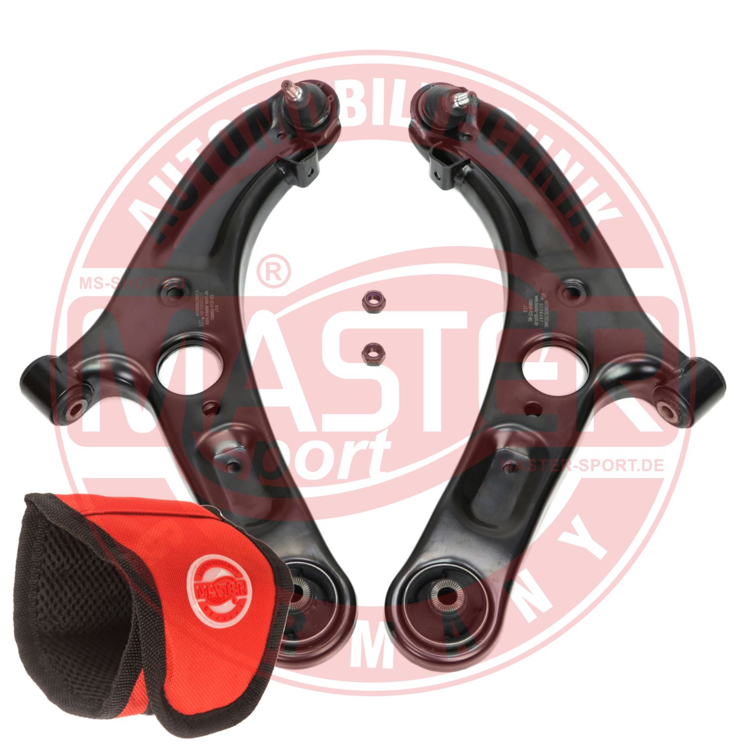 Control/Trailing Arm Kit, wheel suspension (36966/1-KIT-MSM)