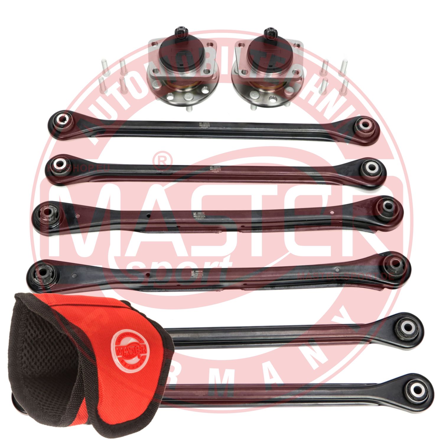 Control/Trailing Arm Kit, wheel suspension (36840/2-SET-MSM)