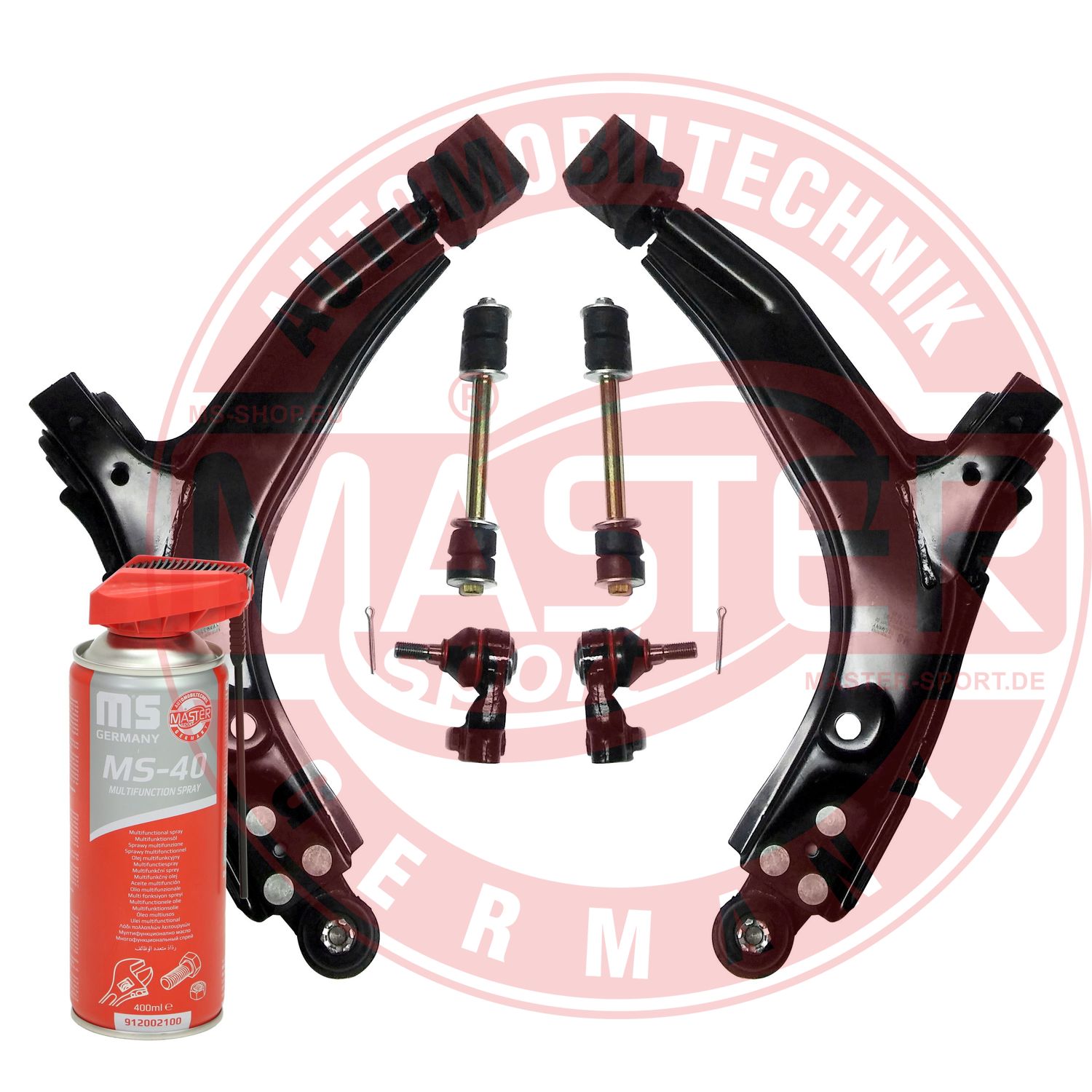Control/Trailing Arm Kit, wheel suspension (36980-KIT-MSP)