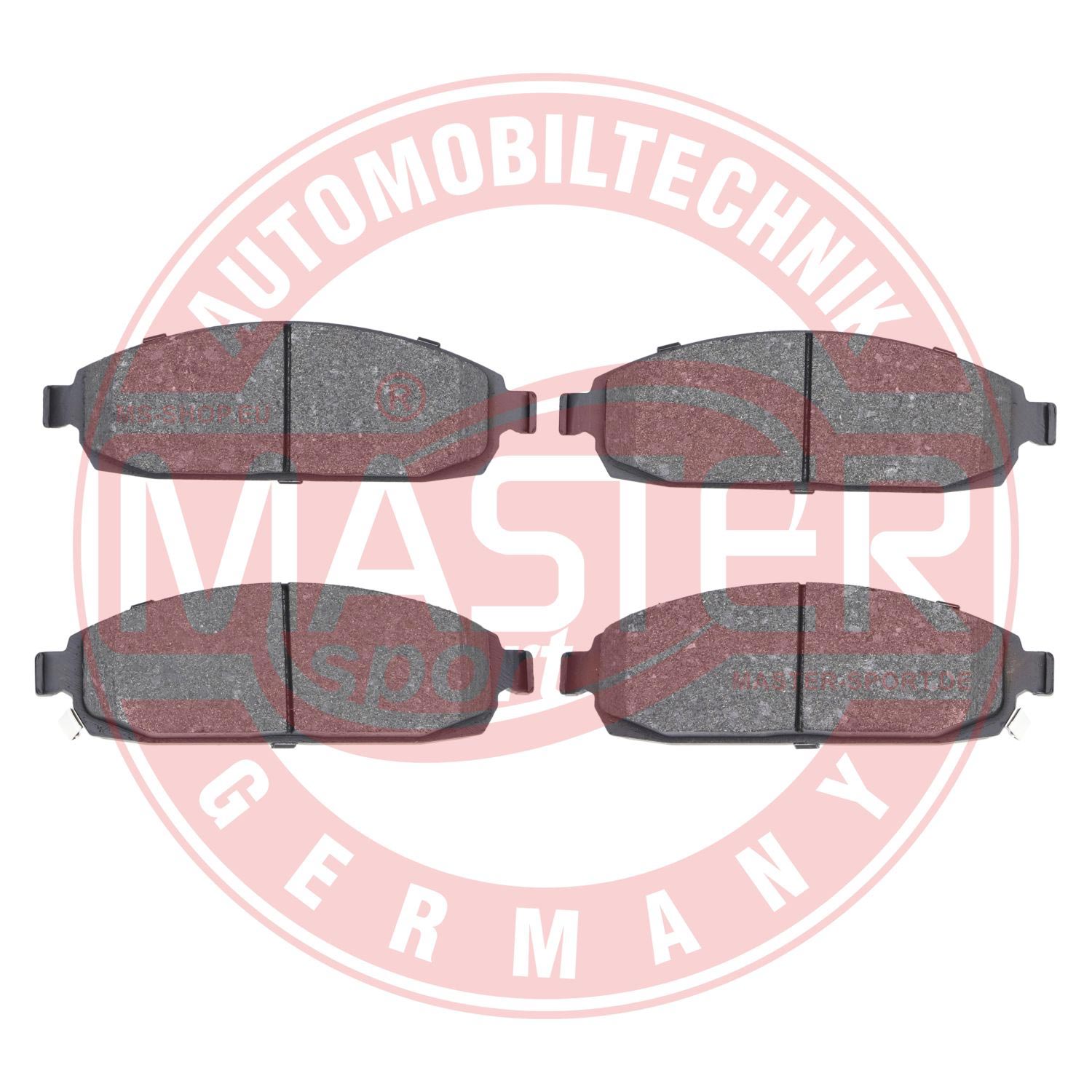 Brake Pad Set, disc brake (13046141362N-SET-MS)