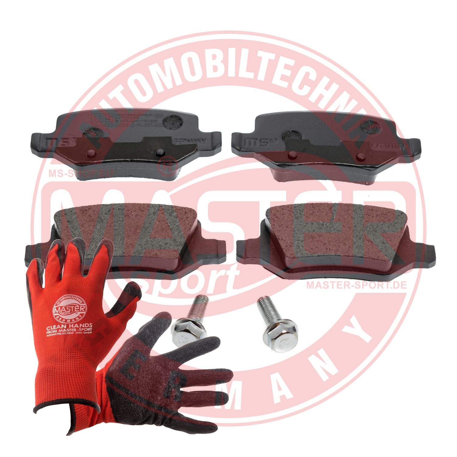 Brake Pad Set, disc brake (13046028552N-SET-MSP)